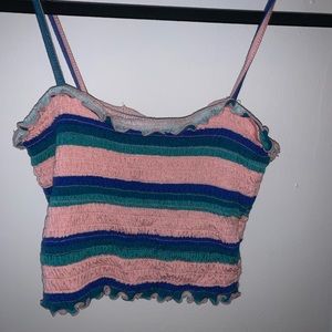 Striped Crop Top